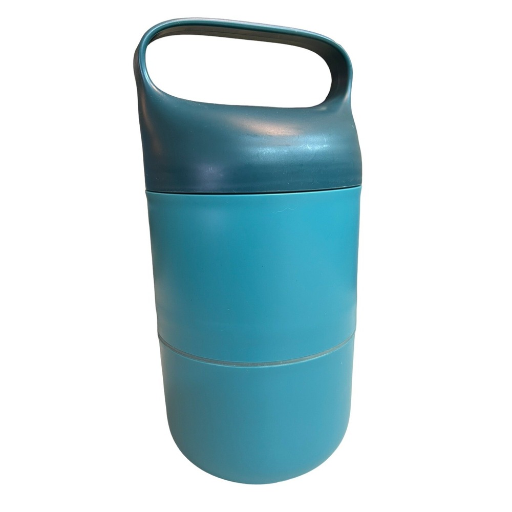 HIP Bento Cylinder‎ Container 2 Compartments & Handle